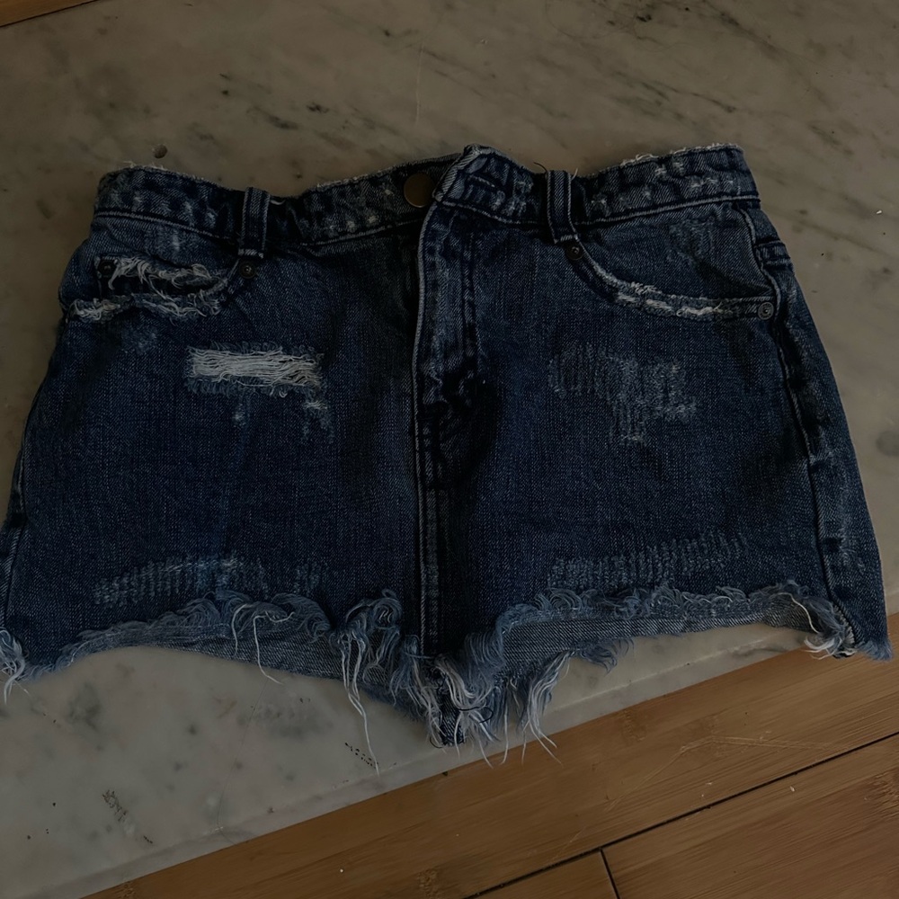 Free people mini skirt
